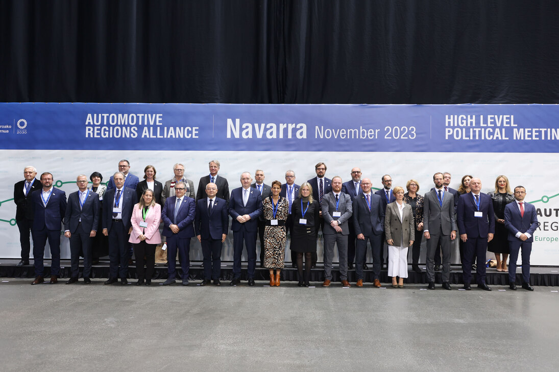group portrait of the members of the automotive regions alliance