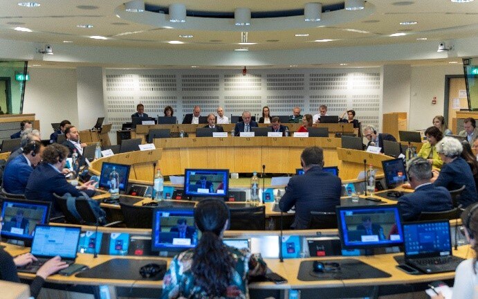 Meeting room of the European Committee of the Regions