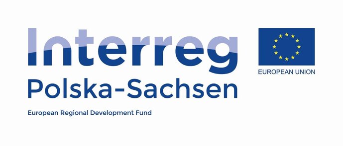 Logo des Programms Interreg Polen-Sachsen